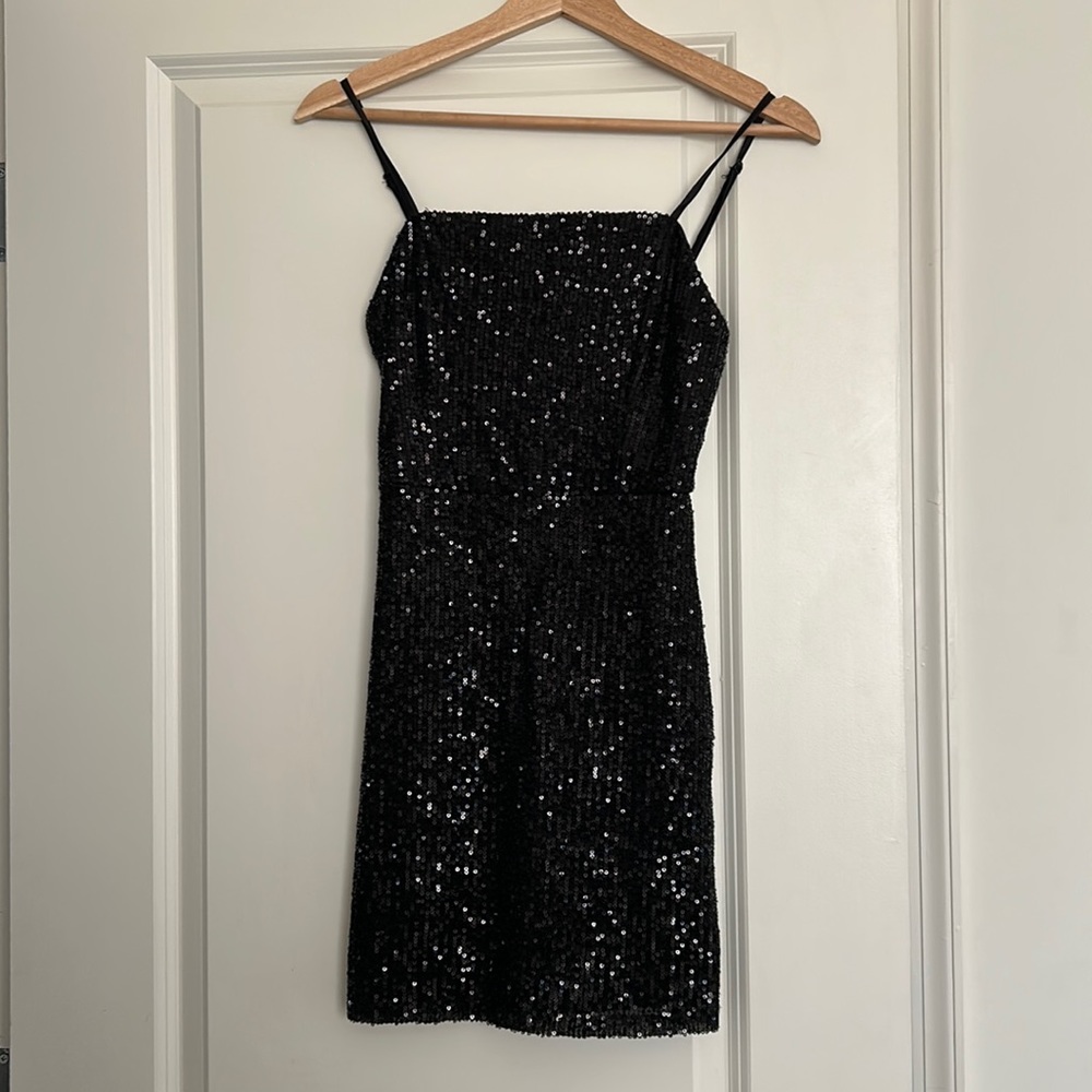 Women’s Crystal Sky sequenced dress size extra small